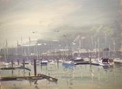 Foggy Day, Dover Harbour