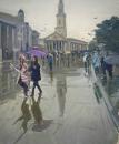Rainy Day, Trafalgar Square